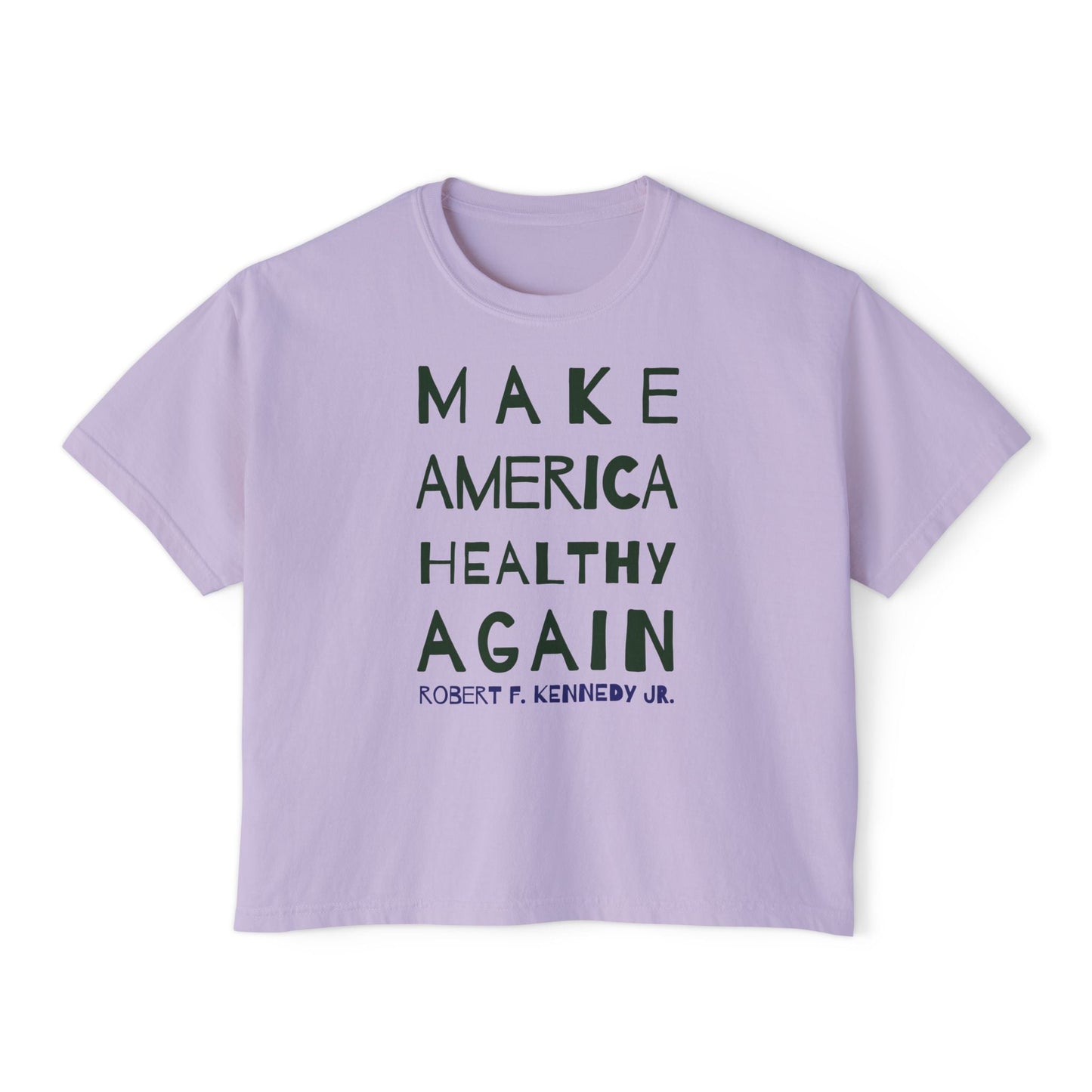 Make America Healthy Again II Women's Boxy Tee - Team Kennedy Official Merchandise