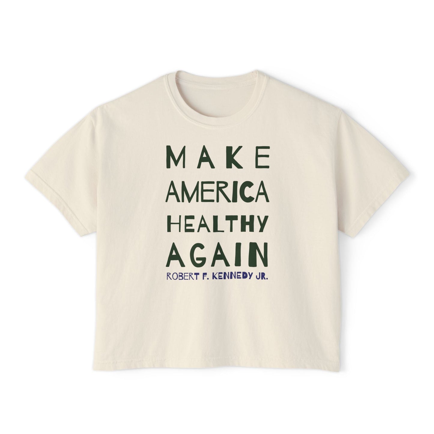 Make America Healthy Again II Women's Boxy Tee - Team Kennedy Official Merchandise