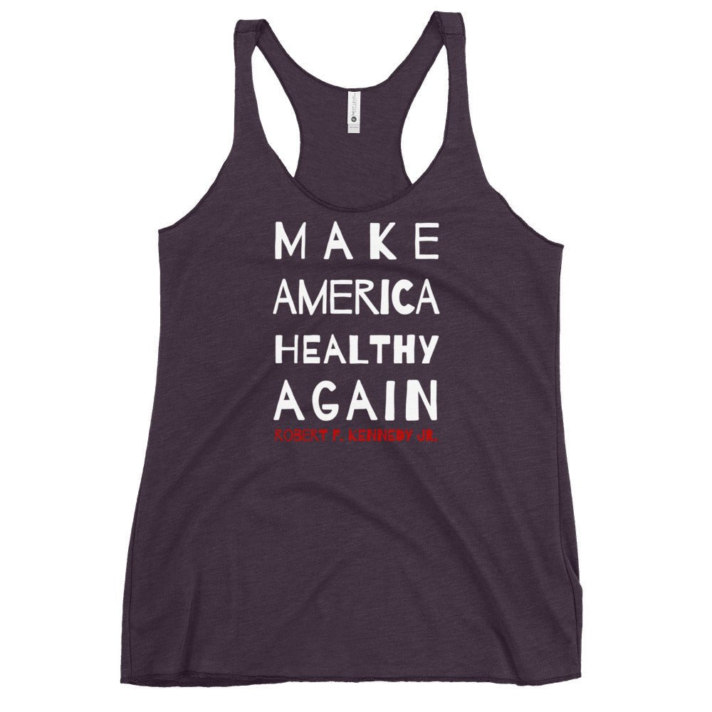 Make America Healthy Again II Women's Racerback Tank - Team Kennedy Official Merchandise