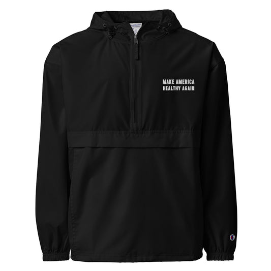 Make America Healthy Again III Embroidered Champion Packable Jacket - Team Kennedy Official Merchandise