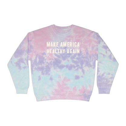 Make America Healthy Again III Unisex Tie - Dye Sweatshirt - Team Kennedy Official Merchandise