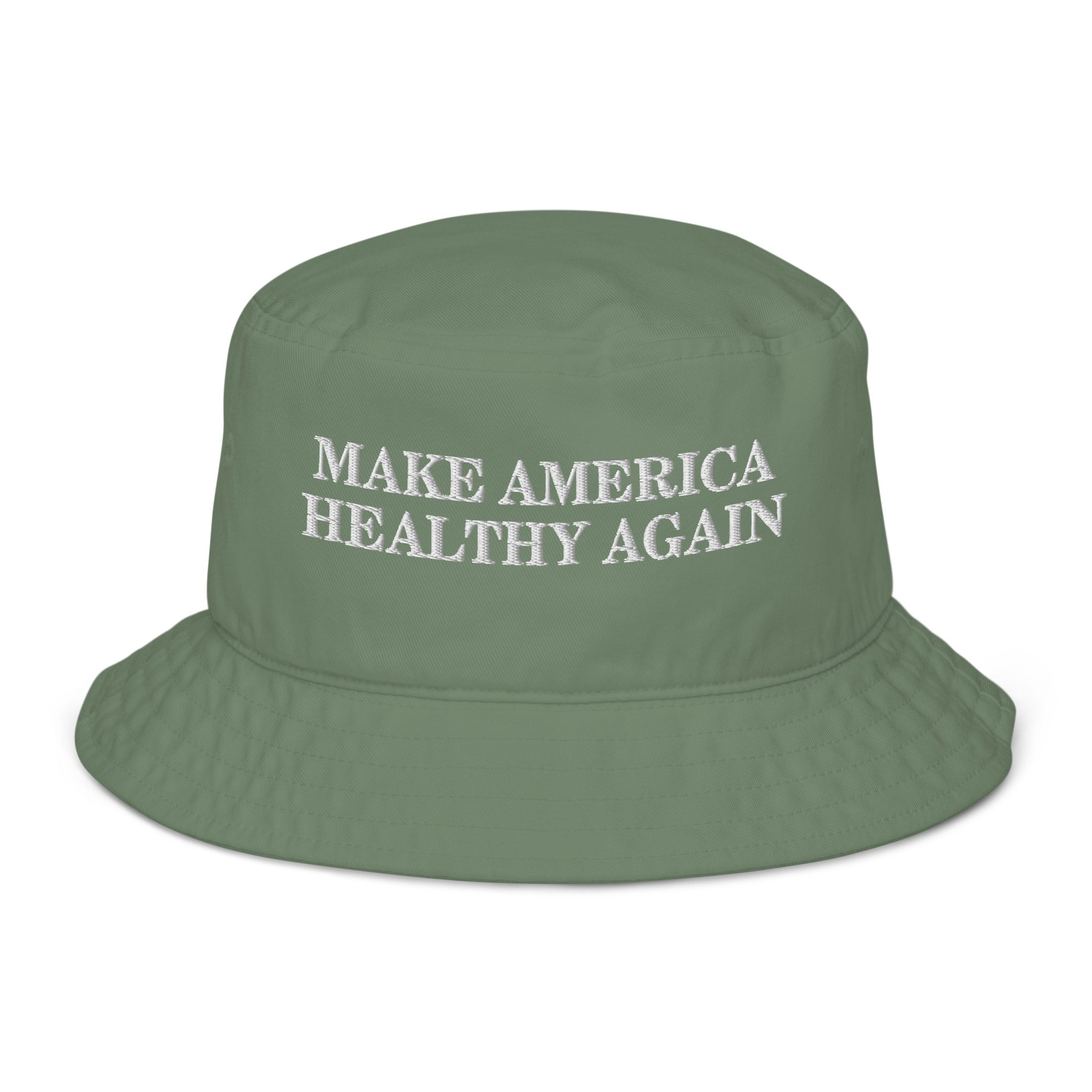 Make America Healthy Again Organic Bucket Hat Team Kennedy Official Merchandise Team Kennedy Official Merchandise