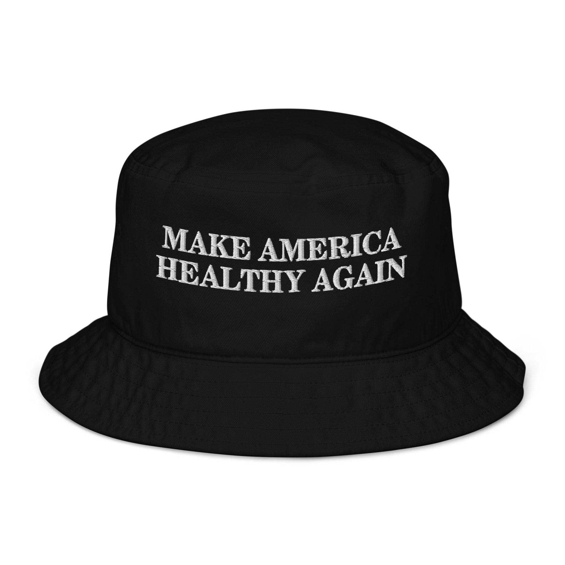 Make America Healthy Again Organic Bucket Hat - Team Kennedy Official Merchandise