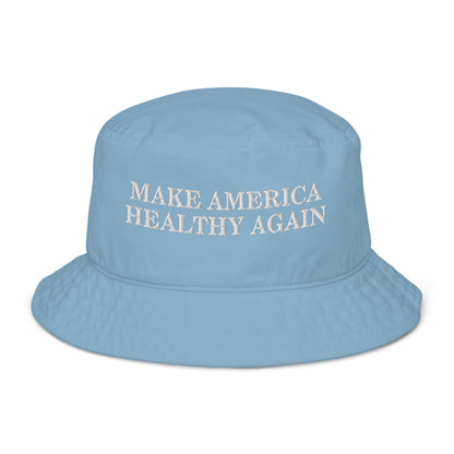 Make America Healthy Again Organic Bucket Hat - Team Kennedy Official Merchandise