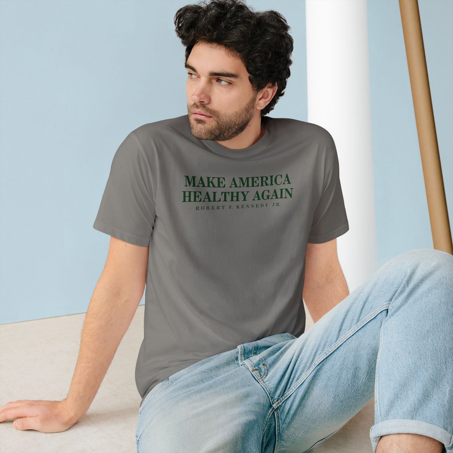 Make America Healthy Again Organic Tee - Team Kennedy Official Merchandise