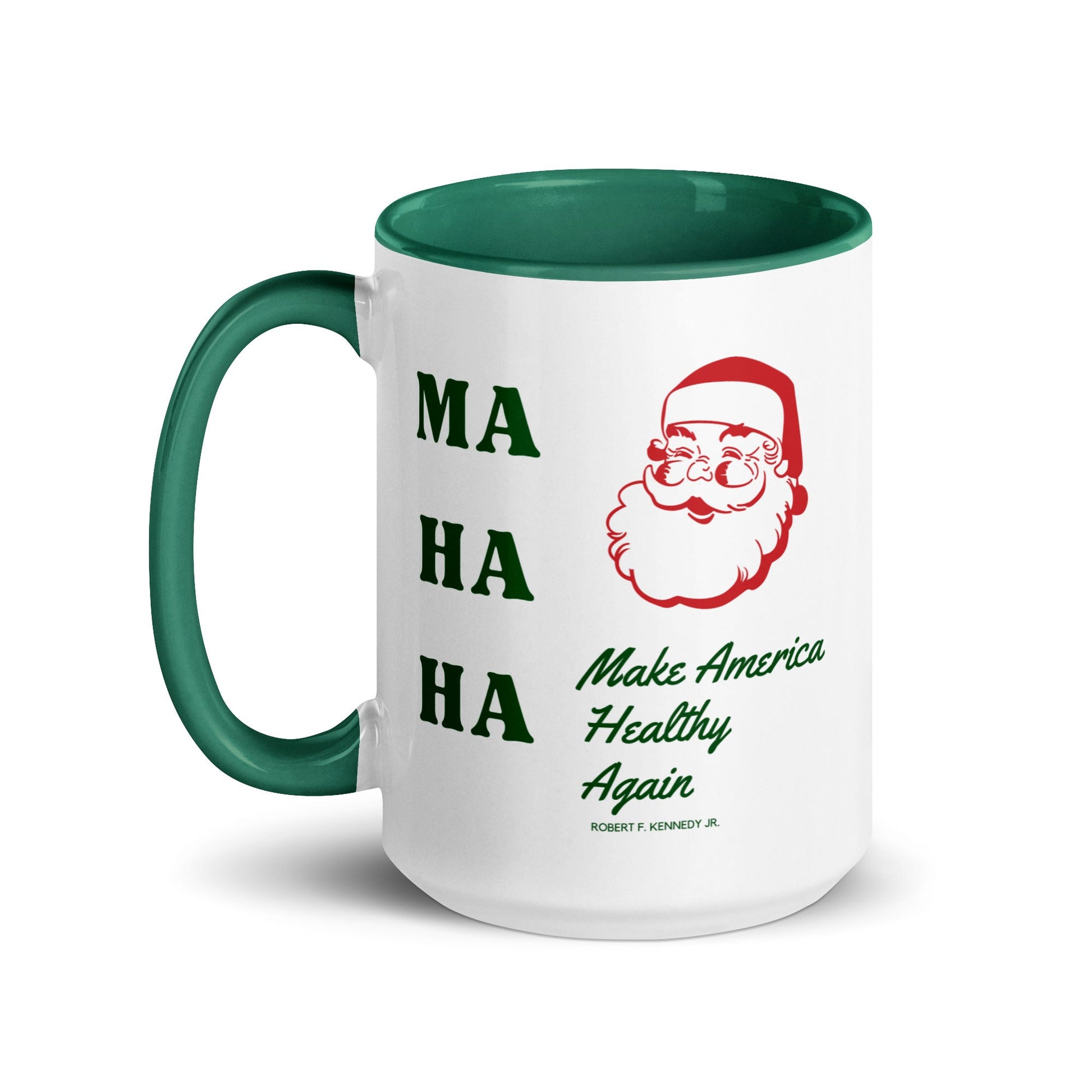 Make America Healthy Again Santa Mug with Color Inside - Team Kennedy Official Merchandise