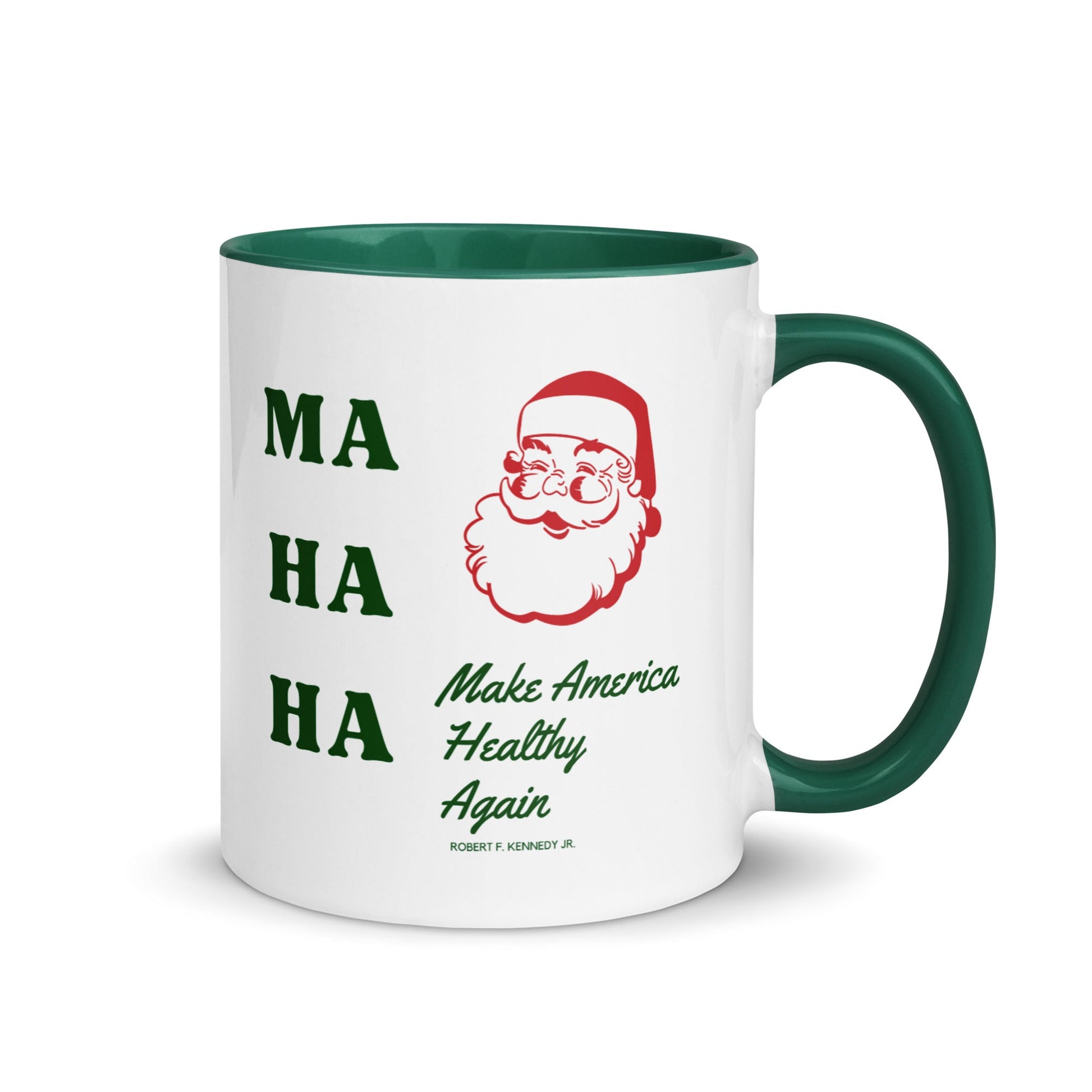 Make America Healthy Again Santa Mug with Color Inside - Team Kennedy Official Merchandise