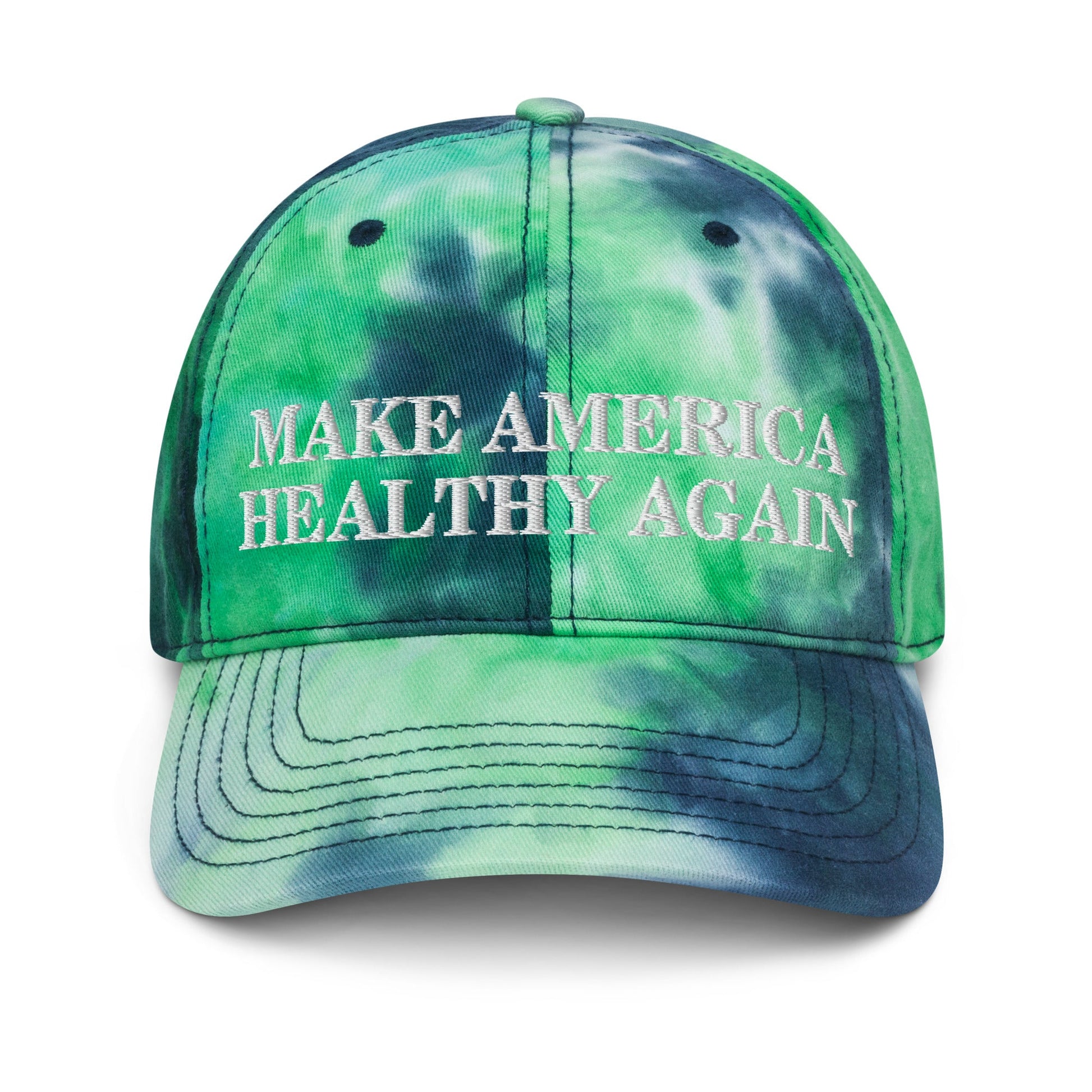 Make America Healthy Again Tie Dye Hat - Team Kennedy Official Merchandise