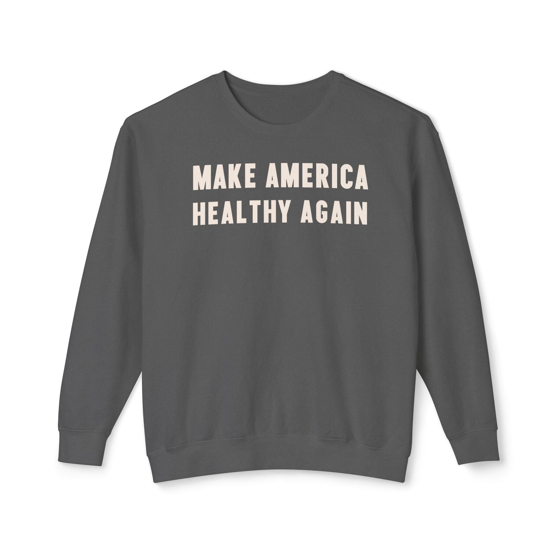 Make America Healthy Again Unisex Lightweight Crewneck Sweatshirt - Team Kennedy Official Merchandise