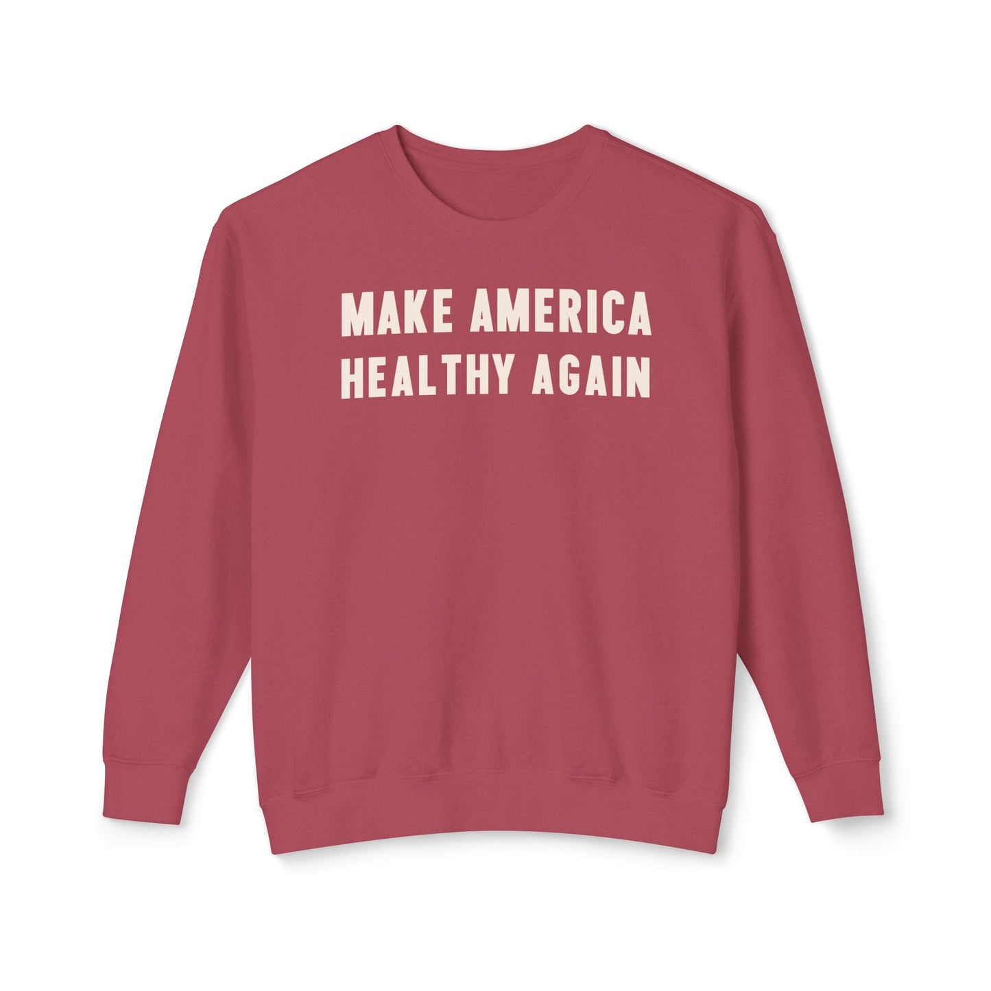 Make America Healthy Again Unisex Lightweight Crewneck Sweatshirt - Team Kennedy Official Merchandise