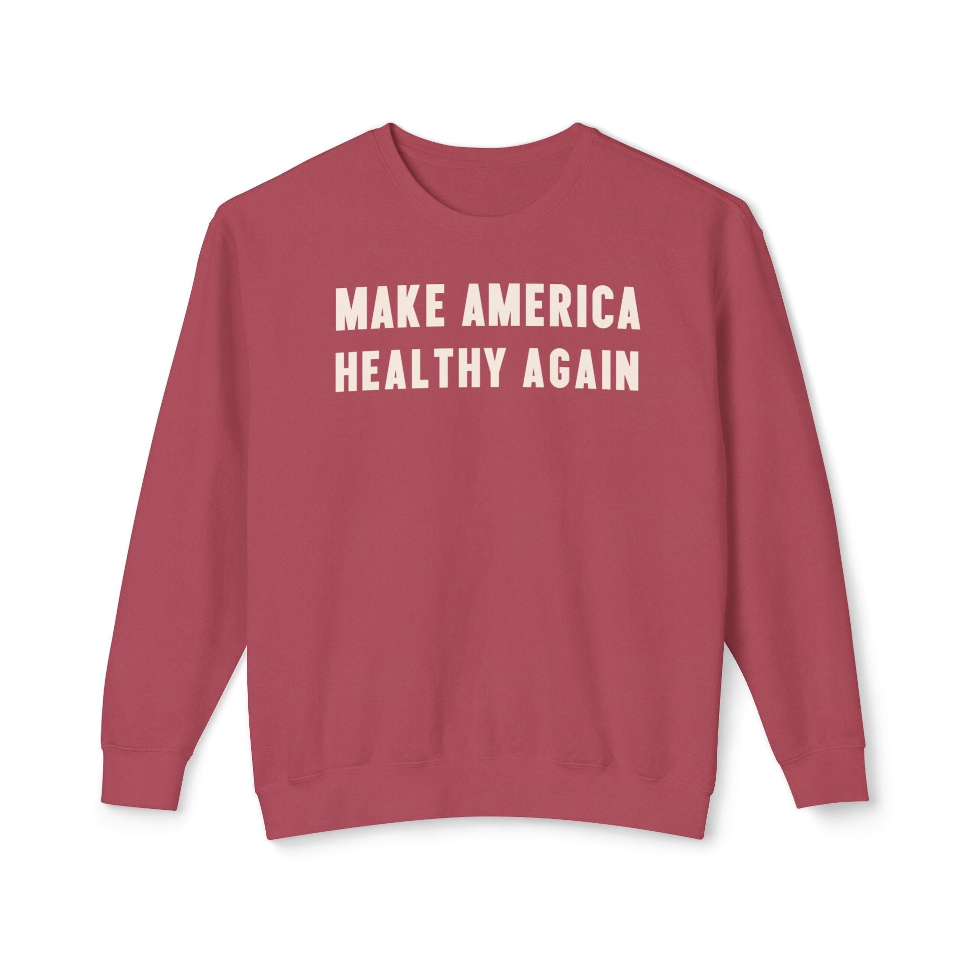 Make America Healthy Again Unisex Lightweight Crewneck Sweatshirt - Team Kennedy Official Merchandise