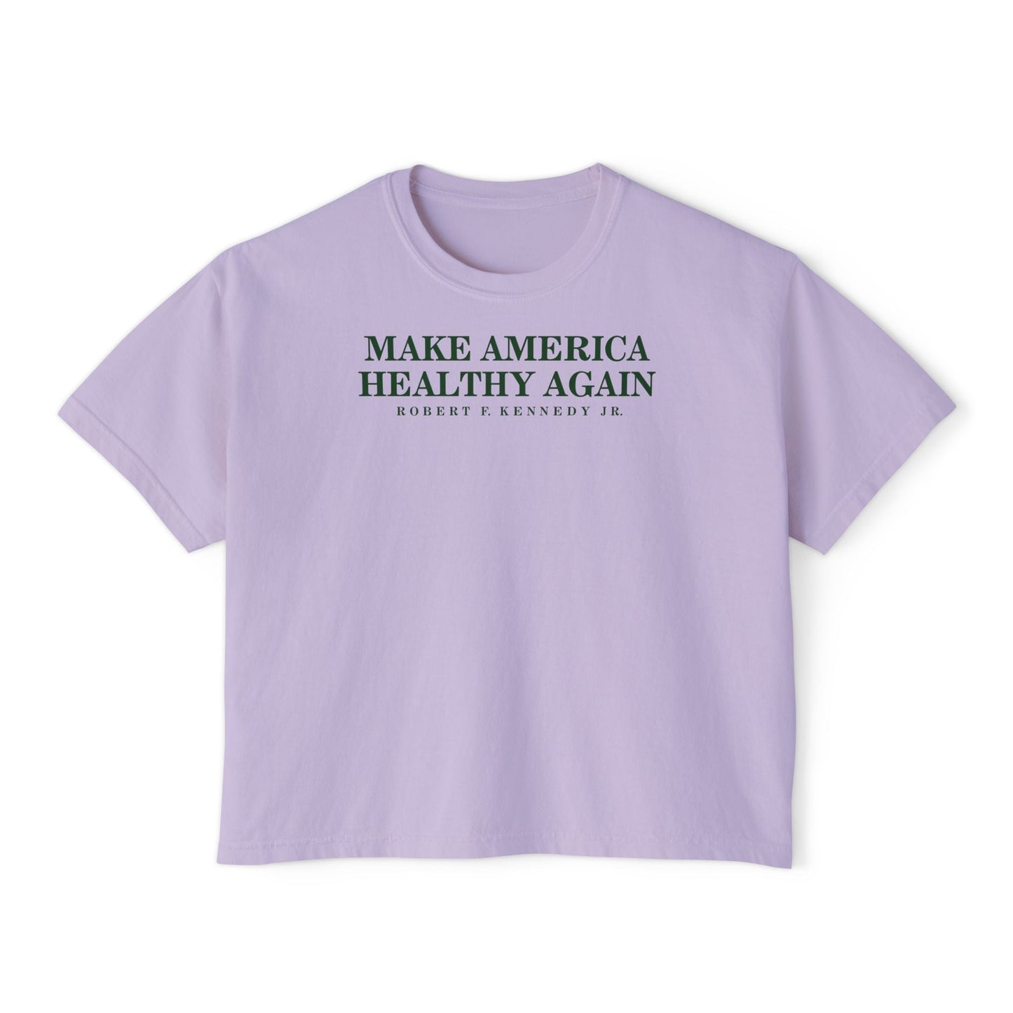 Make America Healthy Again Women's Boxy Tee - Team Kennedy Official Merchandise