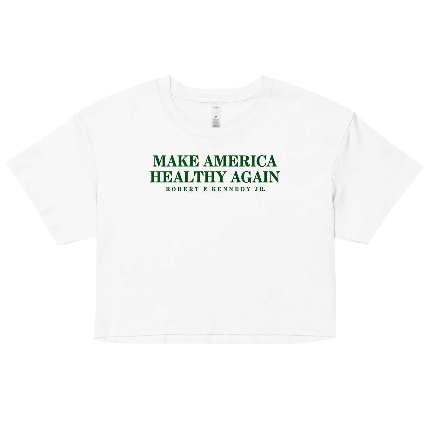 Make America Healthy Again Women’s Crop Top - Team Kennedy Official Merchandise