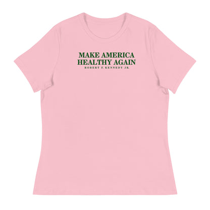 Make America Healthy Again Women's Relaxed Tee - Team Kennedy Official Merchandise