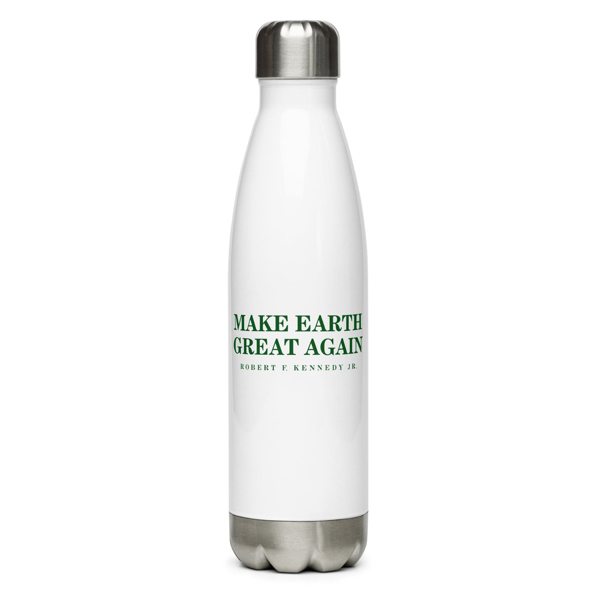 Make Earth Great Again Kennedy Campaign Stainless Steel Water Bottle - Team Kennedy Official Merchandise