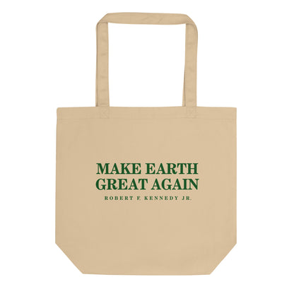 Make Earth Great Again Organic Tote Bag - Team Kennedy Official Merchandise