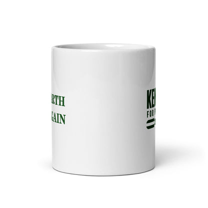 Make Earth Great Again White Glossy Mug - TEAM KENNEDY. All rights reserved