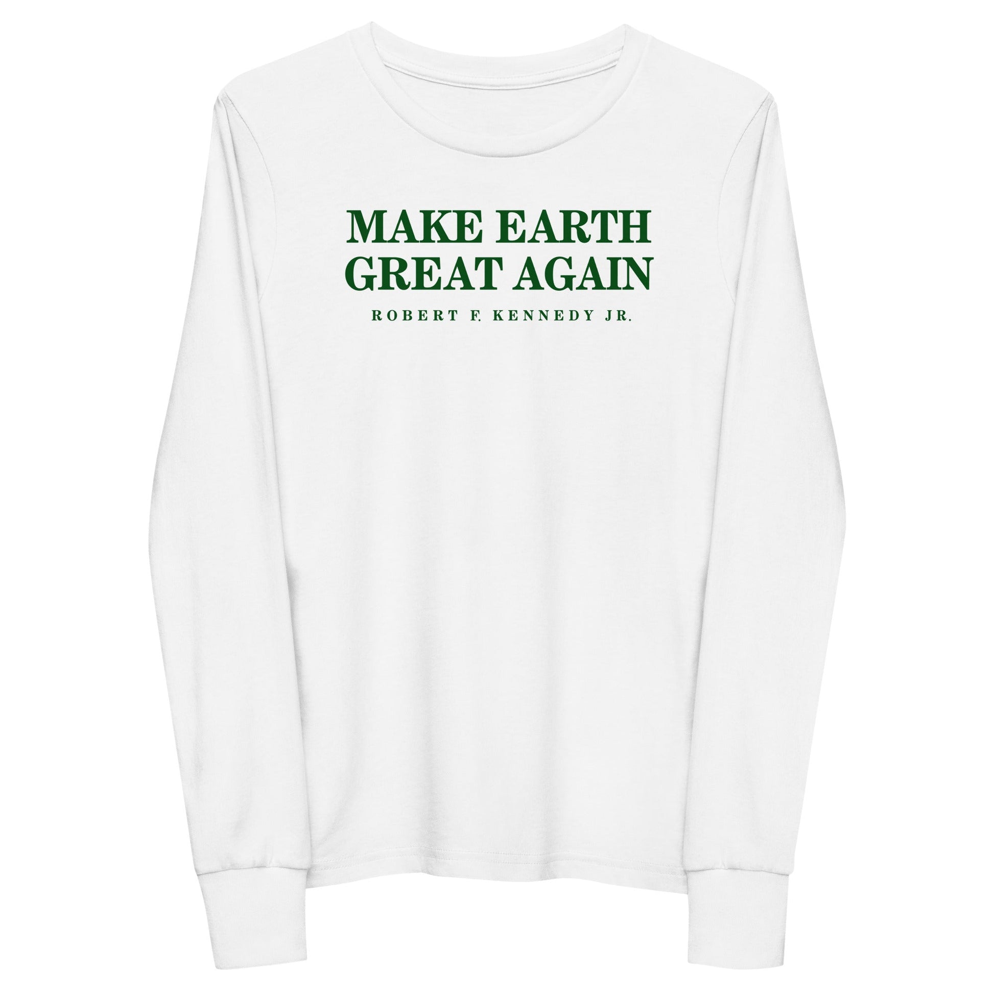 Make Earth Great Again Youth Long Sleeve Tee - Team Kennedy Official Merchandise