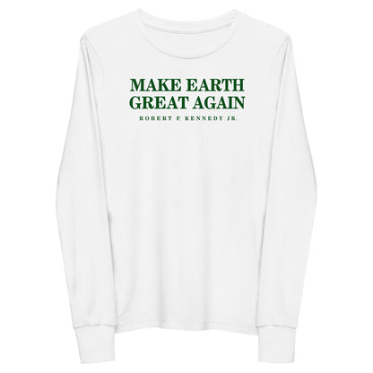 Make Earth Great Again Youth Long Sleeve Tee - Team Kennedy Official Merchandise