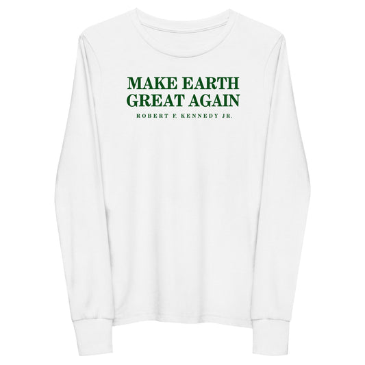 Make Earth Great Again Youth Long Sleeve Tee - Team Kennedy Official Merchandise