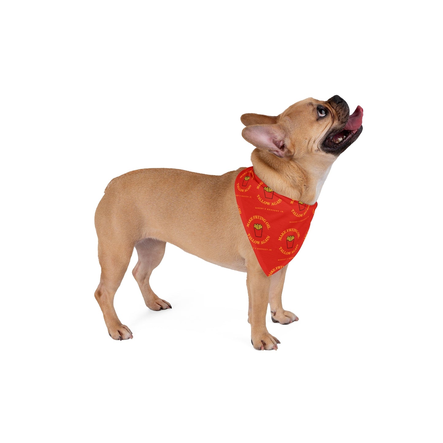 Make Frying Oil Tallow Again Red Dog Bandana - Team Kennedy Official Merchandise