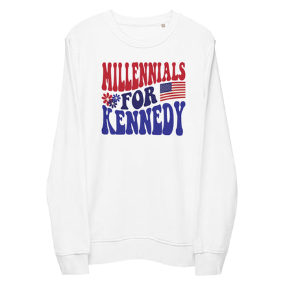 Millennials for Kennedy Unisex Organic Sweatshirt - Team Kennedy Official Merchandise