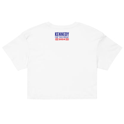 Millennials for Kennedy Women’s Crop Top - Team Kennedy Official Merchandise