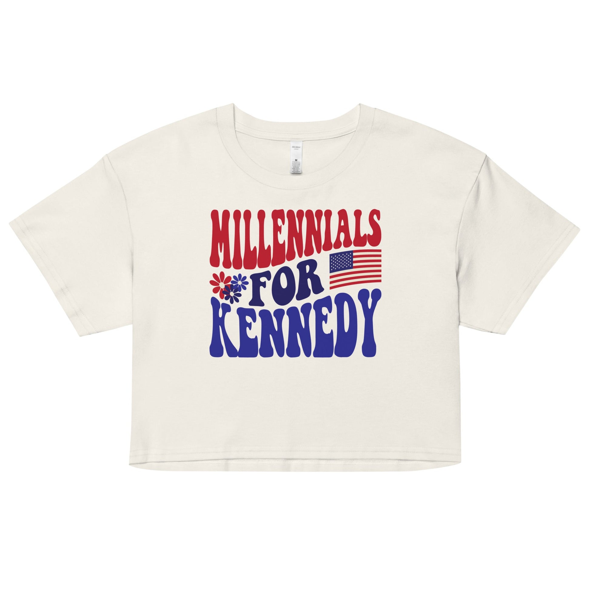 Millennials for Kennedy Women’s Crop Top - Team Kennedy Official Merchandise