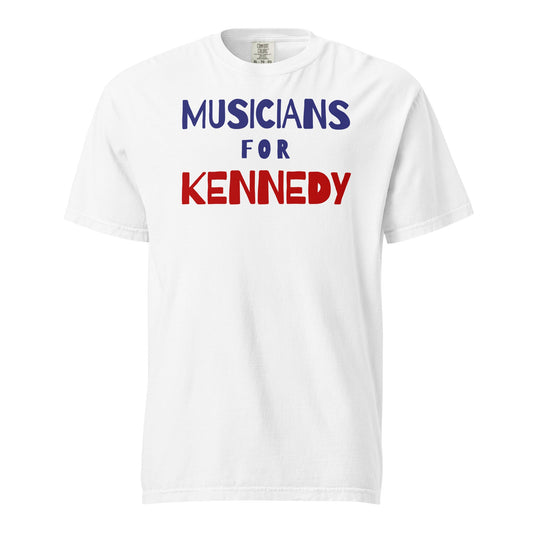 Musicians for Kennedy Unisex Heavyweight Tee - Team Kennedy Official Merchandise