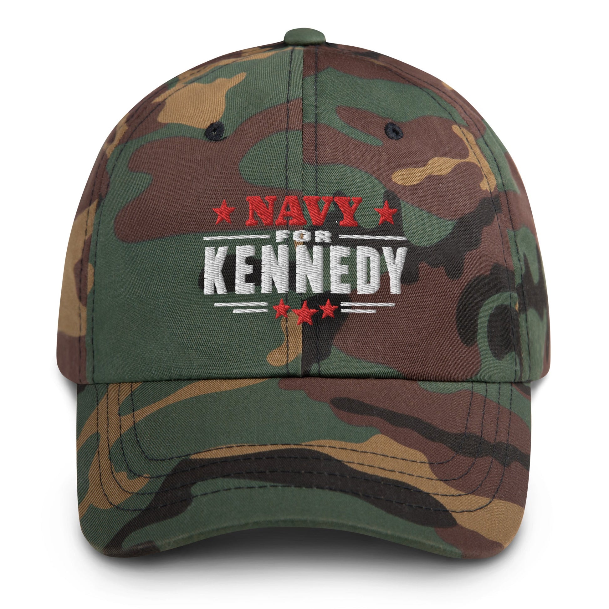 Navy for Kennedy Embroidered Dad Hat - TEAM KENNEDY. All rights reserved