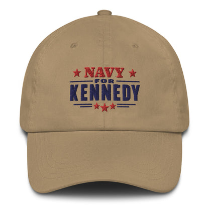 Navy for Kennedy Embroidered Dad Hat - TEAM KENNEDY. All rights reserved