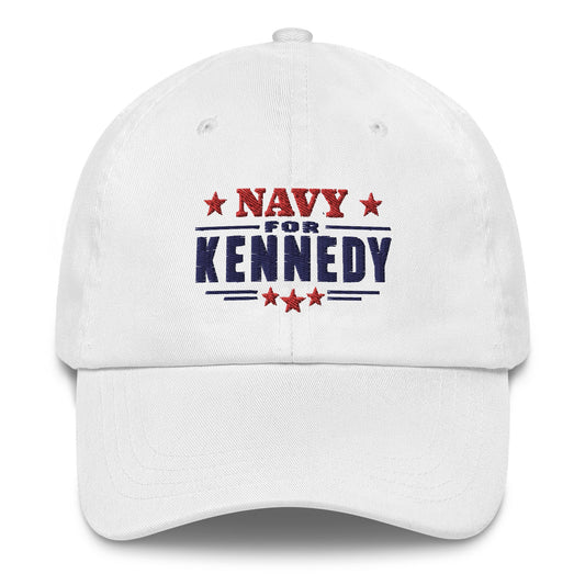 Navy for Kennedy Embroidered Dad Hat - TEAM KENNEDY. All rights reserved