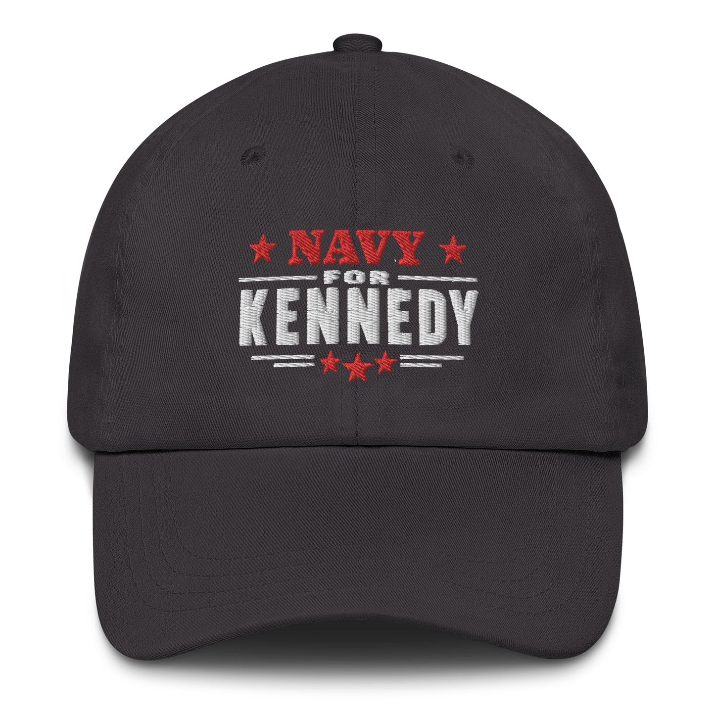 Navy for Kennedy Embroidered Dad Hat - TEAM KENNEDY. All rights reserved