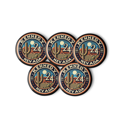 Nevada for Kennedy '24 Buttons (5 buttons) - Team Kennedy Official Merchandise