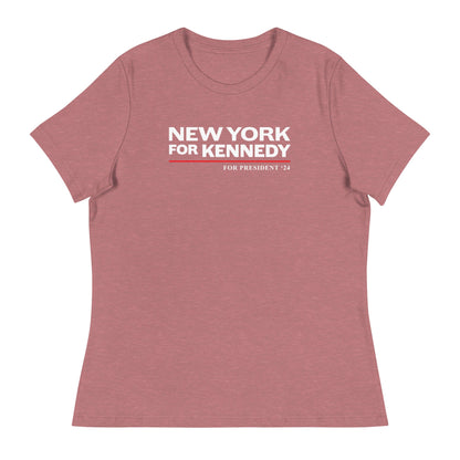 New York for Kennedy Women's Relaxed Tee - TEAM KENNEDY. All rights reserved