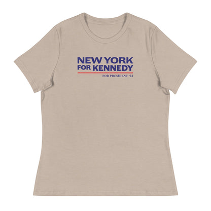 New York for Kennedy Women's Relaxed Tee - TEAM KENNEDY. All rights reserved