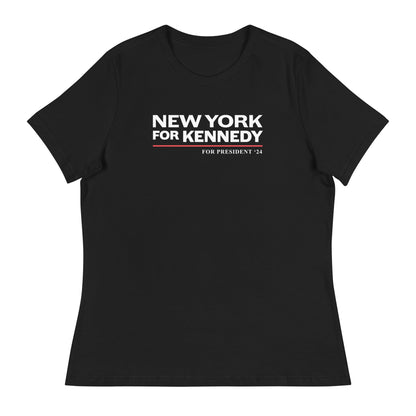 New York for Kennedy Women's Relaxed Tee - TEAM KENNEDY. All rights reserved