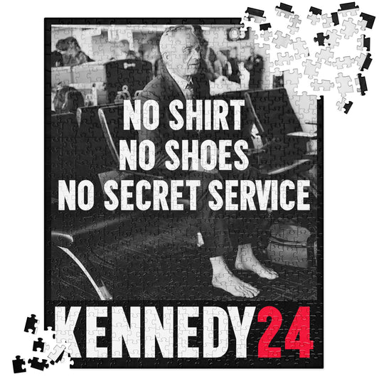 No Secret Service Jigsaw Puzzle - TEAM KENNEDY. All rights reserved