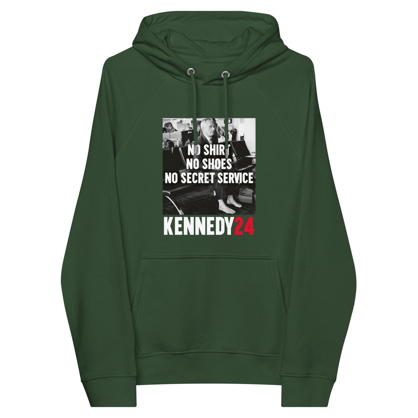 No Shirt, No Shoes, No Secret Service Unisex Hoodie - TEAM KENNEDY. All rights reserved