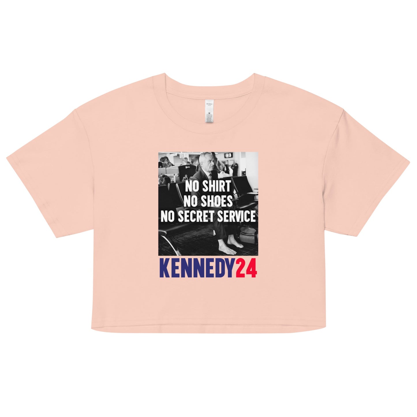 No Shirt, No Shoes, No Secret Service Women’s Crop Top - TEAM KENNEDY. All rights reserved