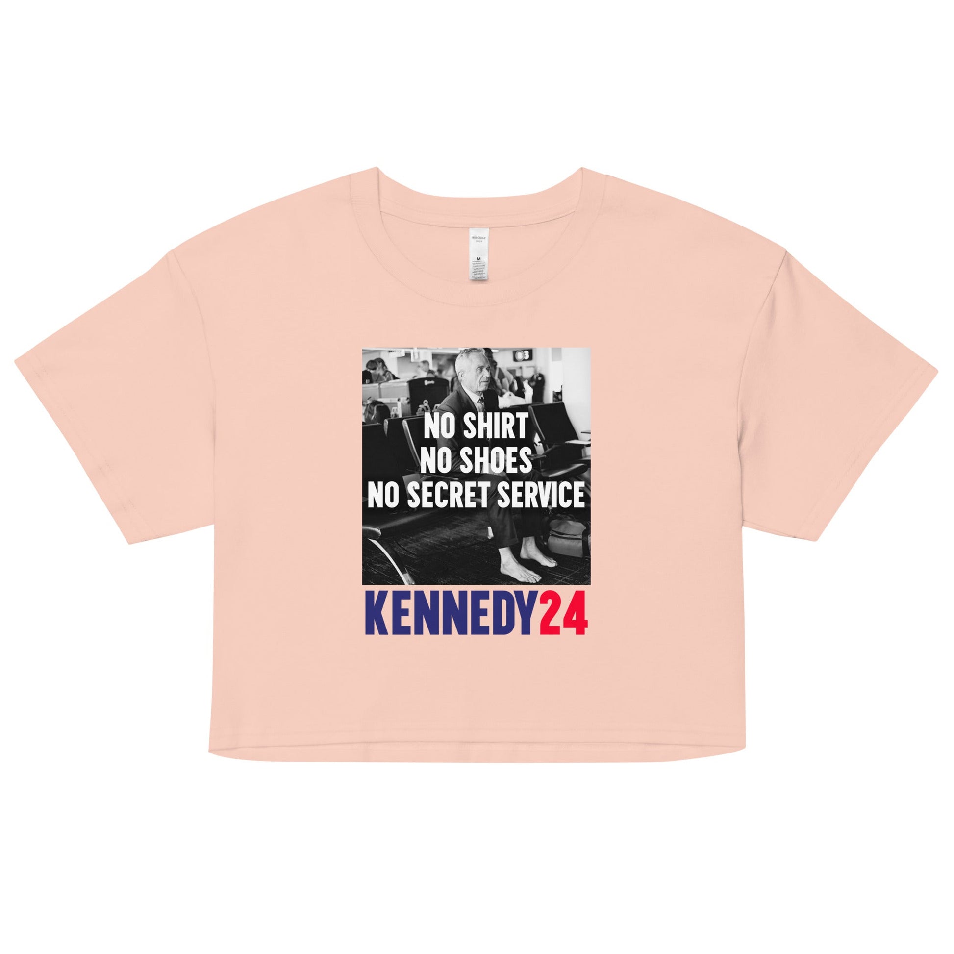 No Shirt, No Shoes, No Secret Service Women’s Crop Top - TEAM KENNEDY. All rights reserved