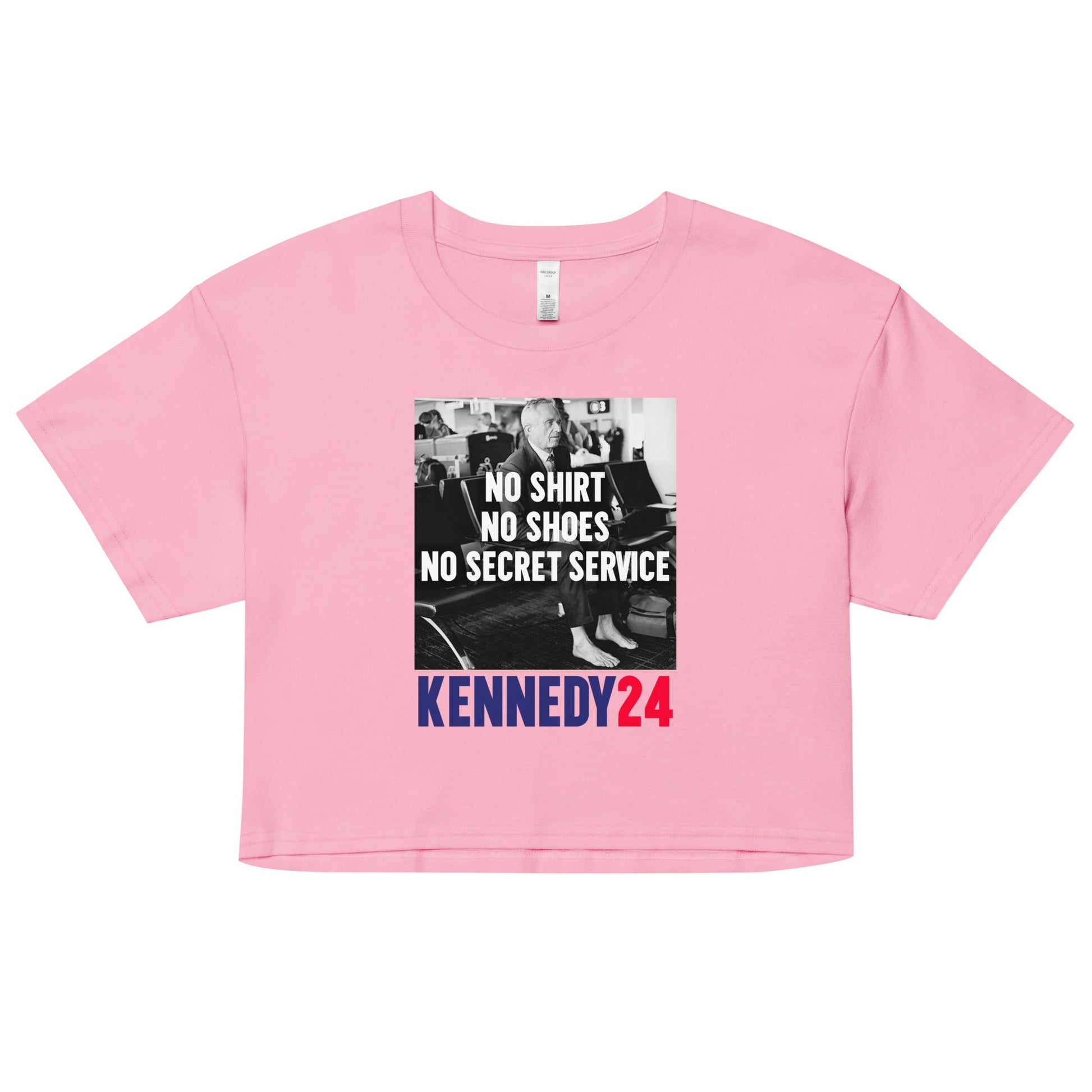 No Shirt, No Shoes, No Secret Service Women’s Crop Top - TEAM KENNEDY. All rights reserved