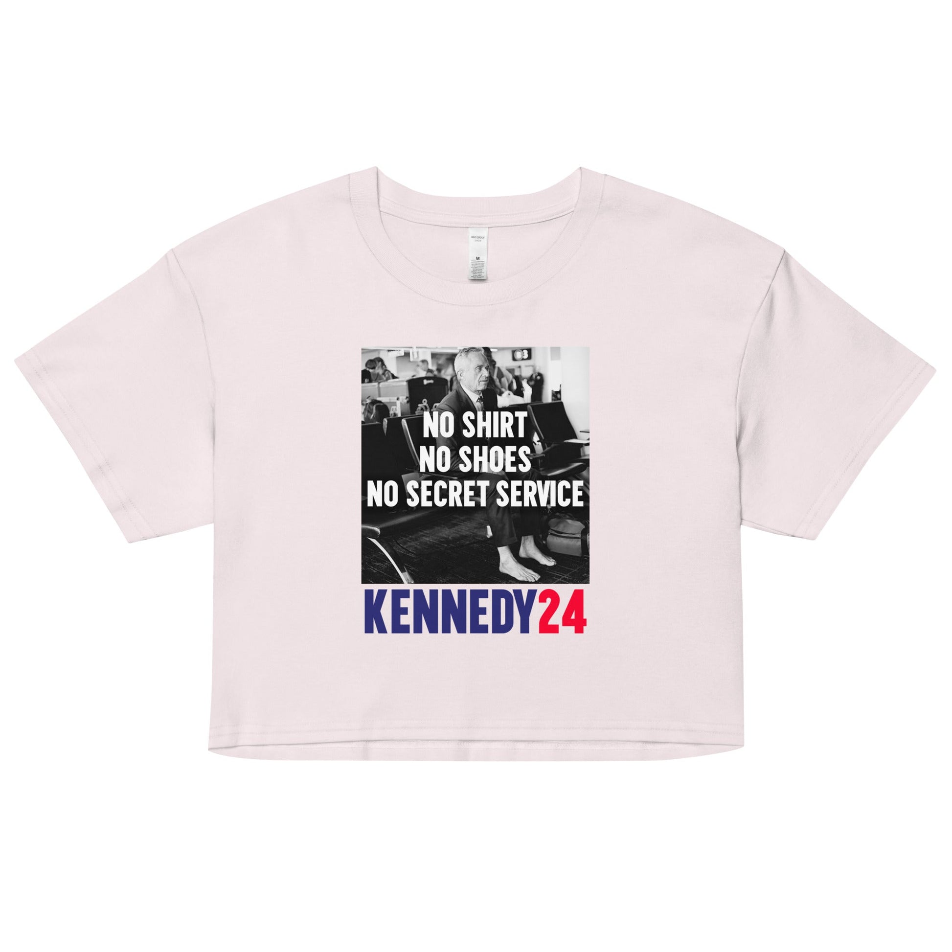 No Shirt, No Shoes, No Secret Service Women’s Crop Top - TEAM KENNEDY. All rights reserved