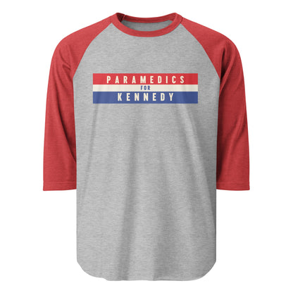 Paramedics for Kennedy 3/4 Sleeve Raglan Tee - Team Kennedy Official Merchandise