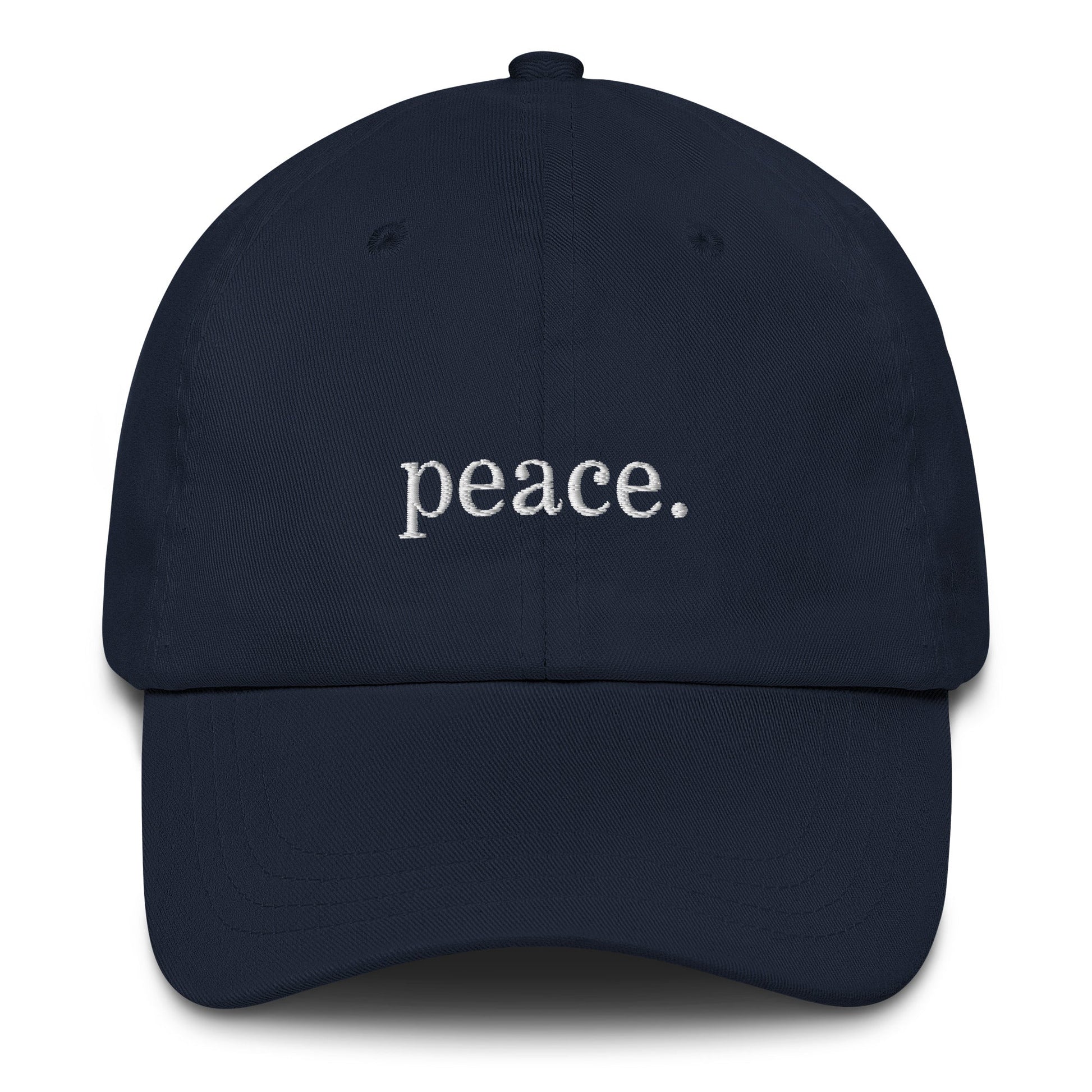 Peace Embroidered Dad hat - Team Kennedy Official Merchandise