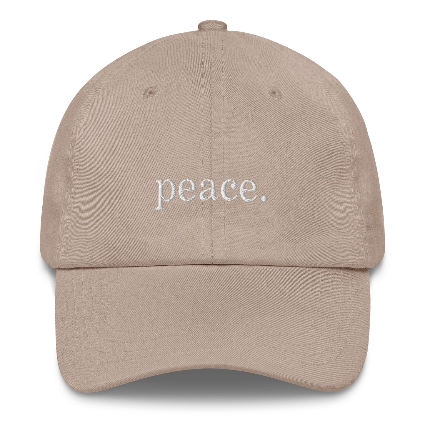 Peace Embroidered Dad hat - Team Kennedy Official Merchandise