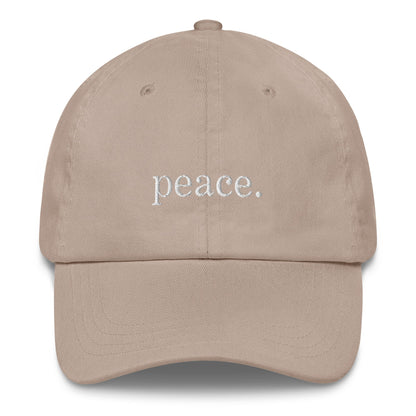 Peace Embroidered Dad hat - Team Kennedy Official Merchandise