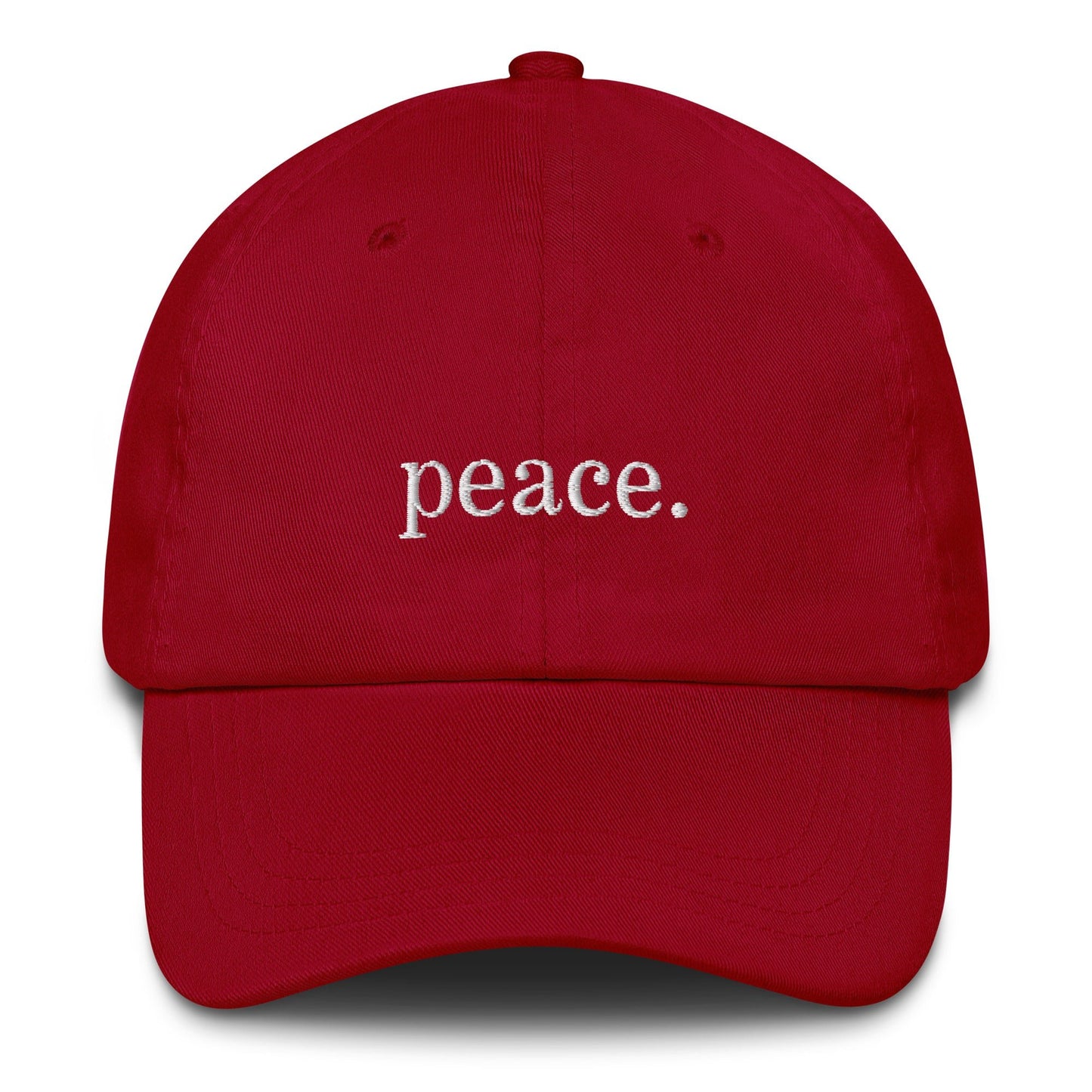 Peace Embroidered Dad hat - Team Kennedy Official Merchandise