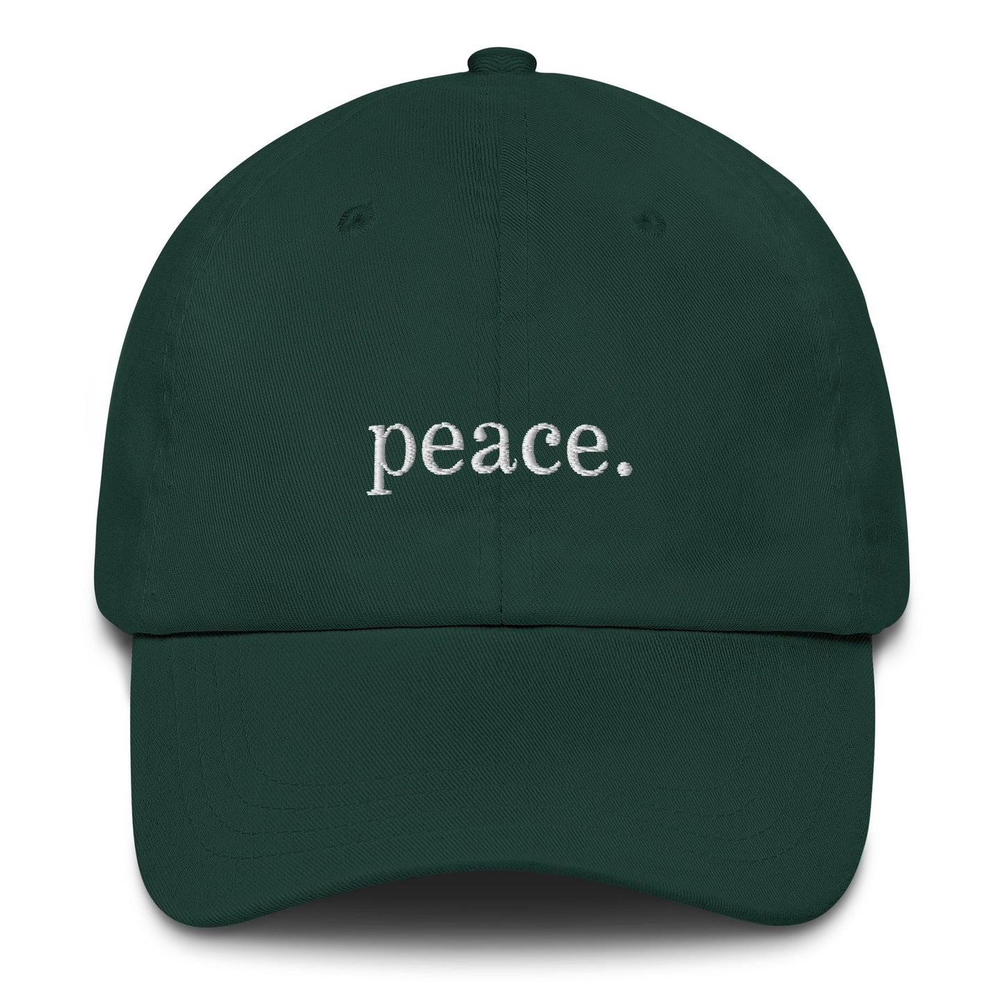 Peace Embroidered Dad hat - Team Kennedy Official Merchandise