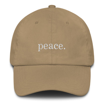 Peace Embroidered Dad hat - Team Kennedy Official Merchandise